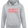 Bandwagon Sports Hewitt Huskies Gray Hooded Sweatshirt