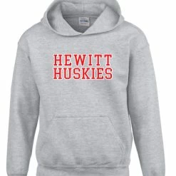 Bandwagon Sports Hewitt Huskies Gray Hooded Sweatshirt