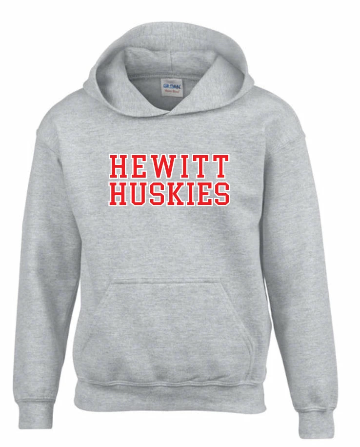 Bandwagon Sports Hewitt Huskies Gray Hooded Sweatshirt 1 Bandwagon Sports Hewitt Huskies Gray Hooded Sweatshirt
