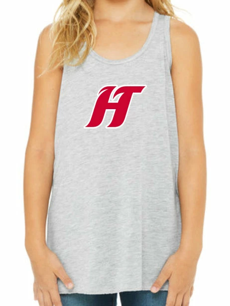 Bandwagon Sports Bella And Canvas Gray Tank Top W/ HT 1 Bandwagon Sports Bella And Canvas Gray Tank Top W/ HT