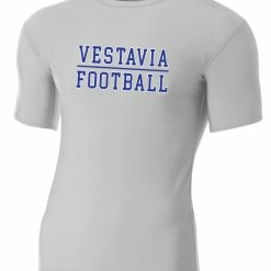 A4 Compression Shirt W/ Royal Blue Vestavia Football