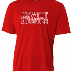 Hewitt Huskies A4 Red Performance Shirt