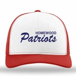 Richardson Trucker Hat W/ Retro 80's Navy Homewood Patriots