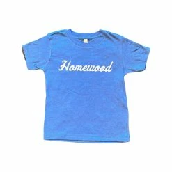 Bella And Canvas Bella Canvas Toddler White Homewood Script Short Sleeve