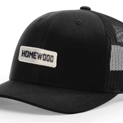 Richardson Trucker Hat W/ White/Black Homewood Block