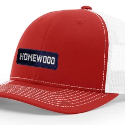 Richardson Trucker Hat W/ Navy/White Homewood Block