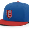 Richardson Fitted Baseball Hat W/ Red Old English V