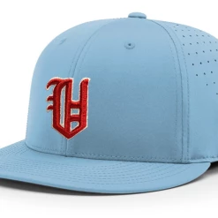 Richardson Fitted Baseball Hat W/ Red Old English V -Baseball ApparelElegant Store IMG 6142