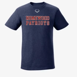 EvoShield T-Shirt W/ Red Homewood Patriots