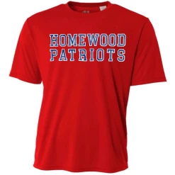 A4 Performance Shirt W/ Navy Homewood Patriots -Baseball ApparelElegant Store IMG 6564
