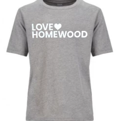 Next Level T-Shirt W/ White Love Homewood -Baseball ApparelElegant Store IMG 6575