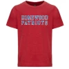 Next Level T-Shirt W/ Navy Homewood Patriots