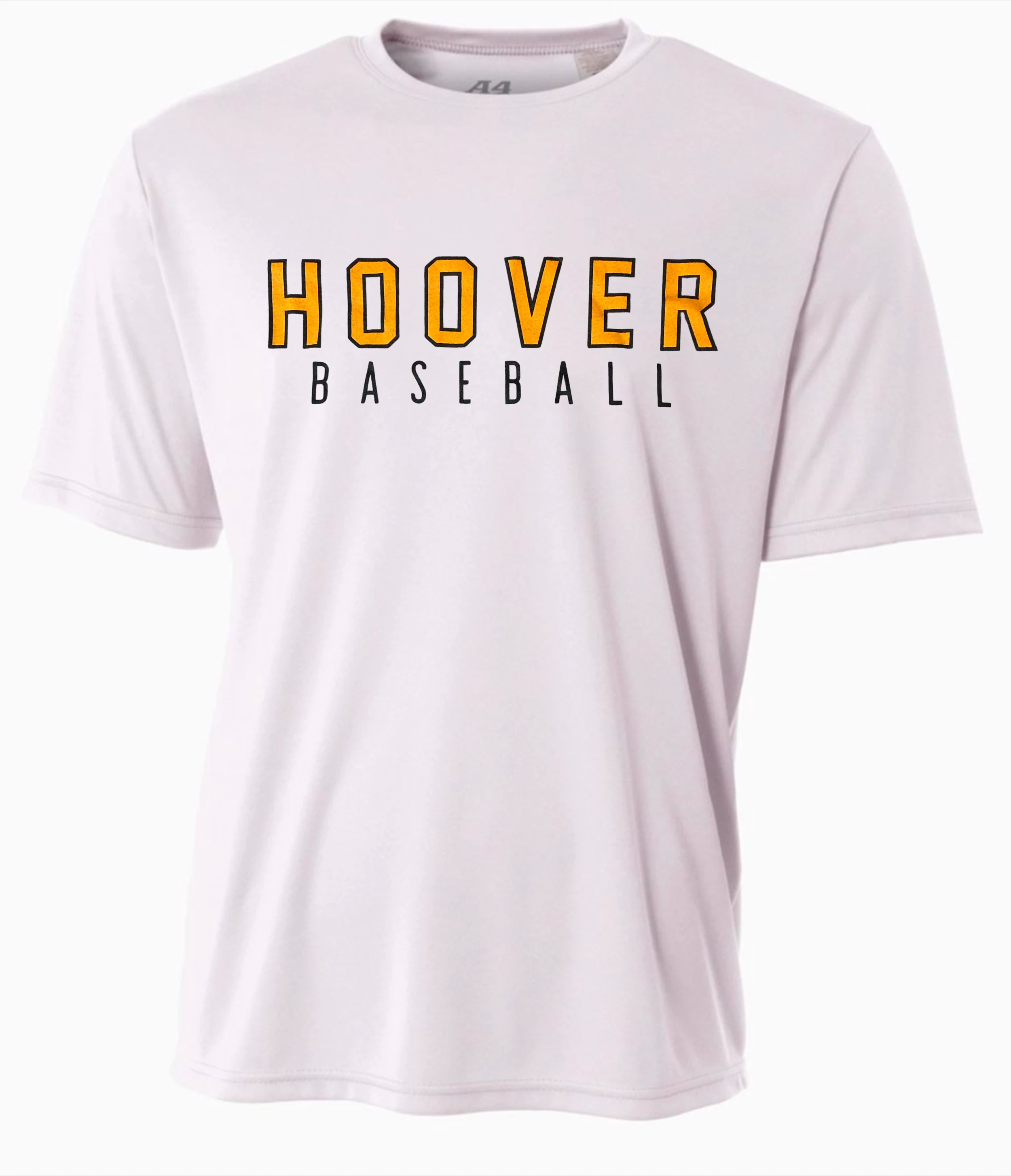 A4 Performance Shirt W/ Orange/Black Hoover Baseball 1 A4 Performance Shirt W/ Orange/Black Hoover Baseball