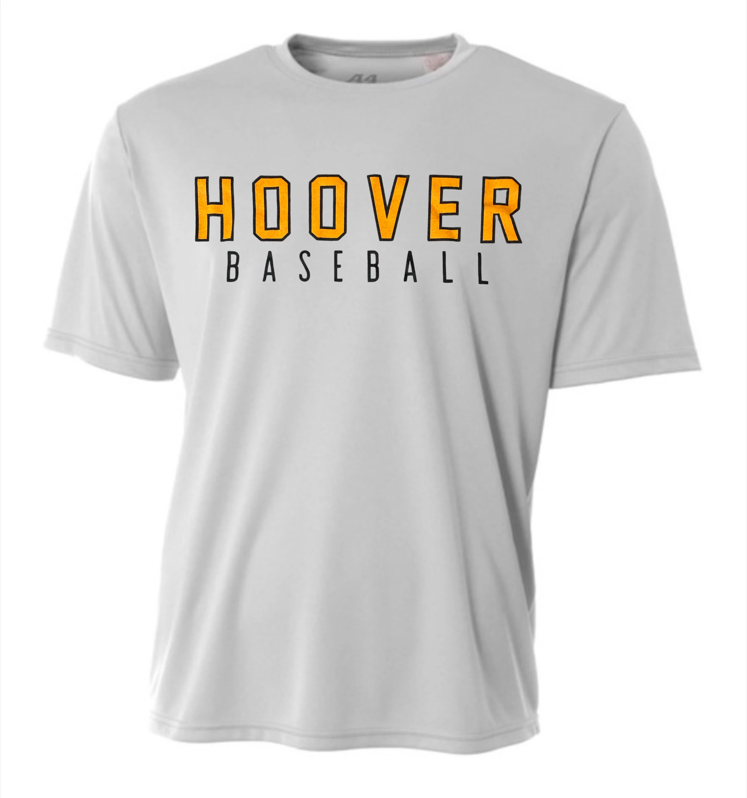 A4 Performance Shirt W/ Orange/Black Hoover Baseball 2 A4 Performance Shirt W/ Orange/Black Hoover Baseball - Image 2