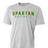 A4 Performance Shirt W/ Green/Yellow Spartan Baseball