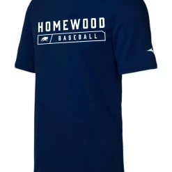 Mizuno Performance Tee W/ White Homewood Baseball