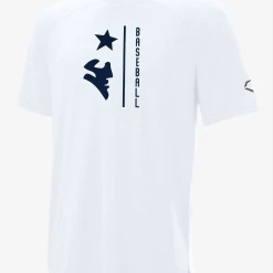 EvoShield Performance Shirt W/ Navy Baseball And Patriot Face