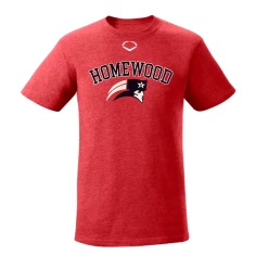 EvoShield T-Shirt W/ Navy Homewood And Patriot Head