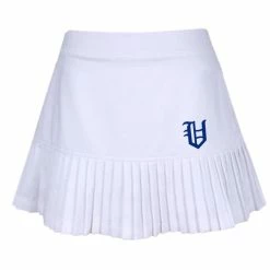 Little Miss Tennis Pleated Skirt W/ Royal Blue Old English V