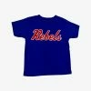 Bandwagon Sports Bella Canvas Toddler T-Shirt W/ Red Script Rebels