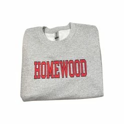 Gildan Crewneck With Red Homewood Block Homewood