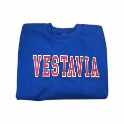 Gildan Crewneck W/ Red Vestavia Block