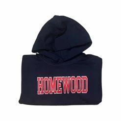Gildan Hoodie W/ Red Homewood Block