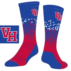 TCK Red/White/Blue Dots Socks W/ Red VH