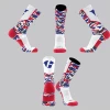 TCK Red/White/Blue Camo Socks W/ Blue V