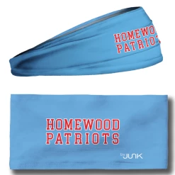 Junk Headband W/ Red Homewood Patriots