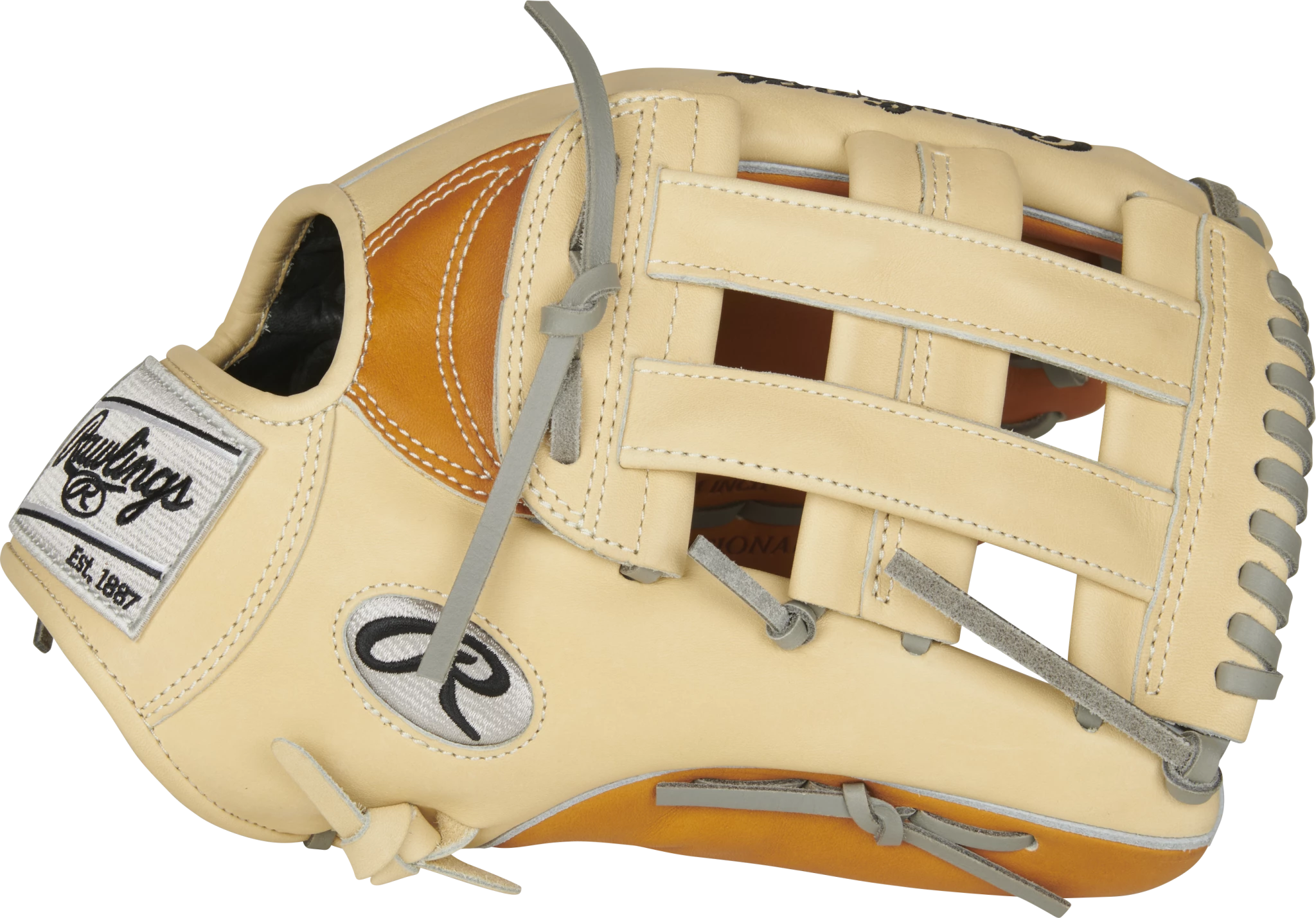 Rawlings Heart Of The Hide 12.75" Outfield Baseball Glove- PRO3039-6TC 3 Rawlings Heart Of The Hide 12.75" Outfield Baseball Glove- PRO3039-6TC - Image 3