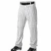 Alleson Youth Pinstripe Open Hem Pants: 605WPNY