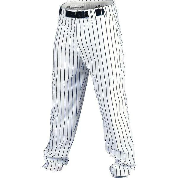 Rawlings Full-Length Youth Pinstripe Pants - YBP95MR 1 Rawlings Full-Length Youth Pinstripe Pants - YBP95MR